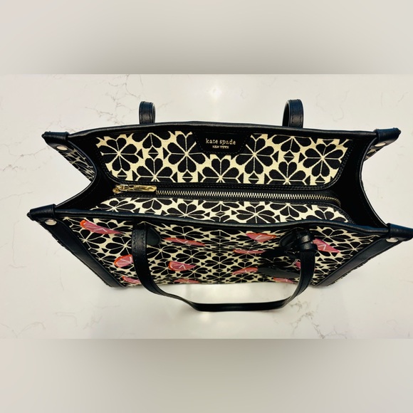 Kate Spade New York Grapefruit Jacquard Tote - LIKE NEW CONDITION! - Picture 4 of 10